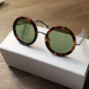 Linda Farrow The Row sunglasses tortoise frame